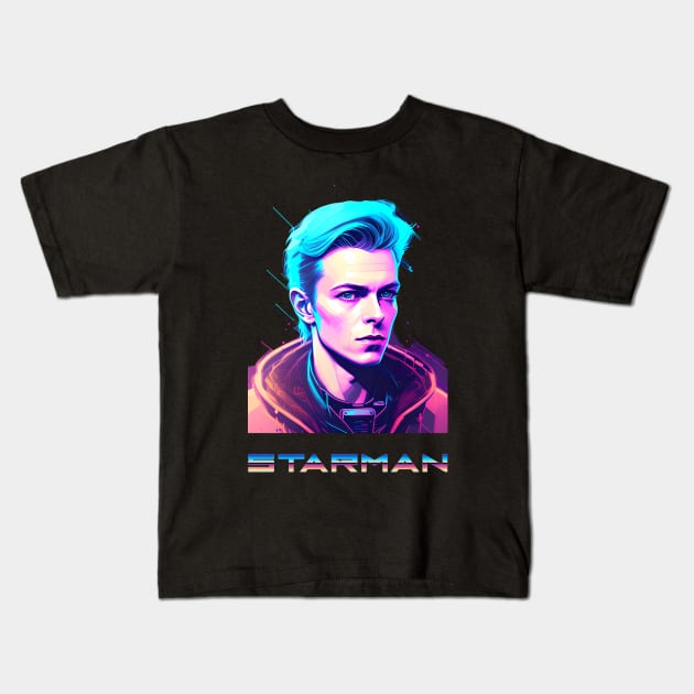 The Starman Kids T-Shirt by EricaScarletta